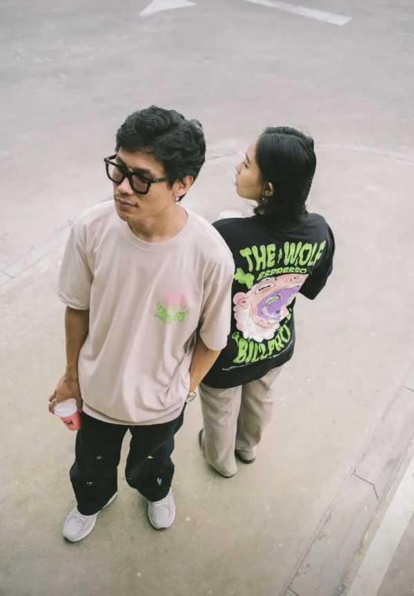 T- SHIRT THE WOLF ESPRESSO X BILLIONAIRE PROJECT 🐺⚡️